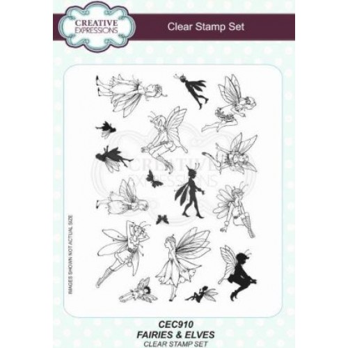Fairies & Elves - Creative Expressions Clear Stamp Sets CEC910